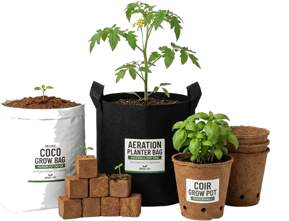 Grow Bag, Grow Cubes, Planter Bags, Coir Grow Pots